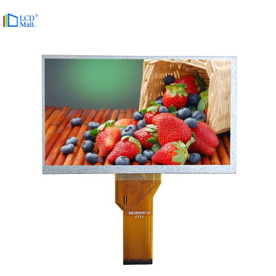 comprar Pantalla LCD de 7 pulgadas WVGA TFT 800*480 Resolución de 6 horas Dirección de visualización Pantalla LCD online manufacture