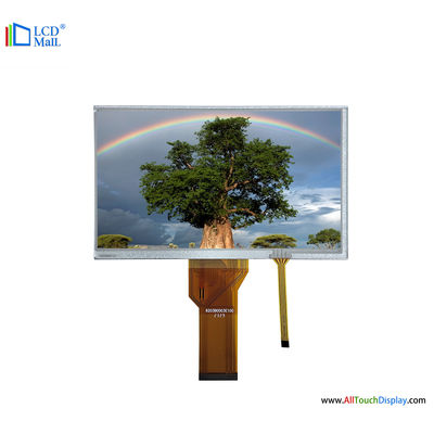 comprar 40 pines de pantalla LCD TFT pantalla LCD RTP 7 pulgadas módulo LCD de alto brillo 280cd/m2 online manufacture