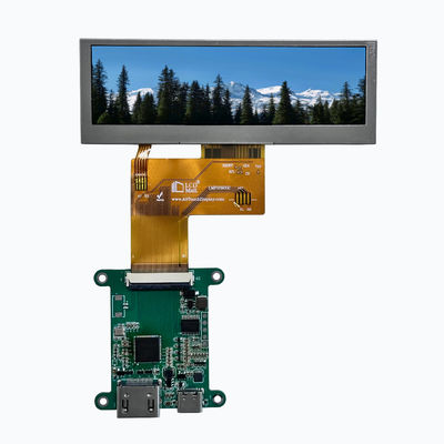 comprar 3.9 pulgadas Tipo de barra TFT LCD Alto brillo 480 * 128 350 nits Interfaz HDMI Pantalla táctil online manufacture