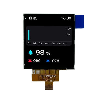 1.54 pulgadas 240*240 SPI Cuadrado TFT Pantalla LCD Brillo 400cd/M2