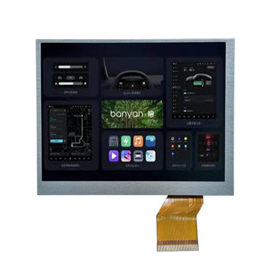 5Display industrial VGA TFT de.7 pulgadas JD9168S RGB 640 * 480 con pantalla táctil personalizada en todas las direcciones de visualización / IPS