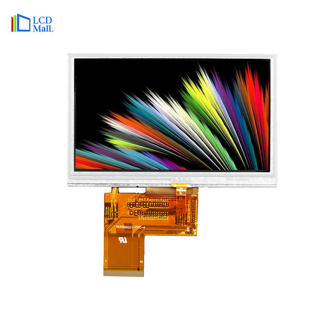 4.3 pulgadas 480 * 272 WQVGA TFT Color LCD Display con módulo de pantalla táctil 0