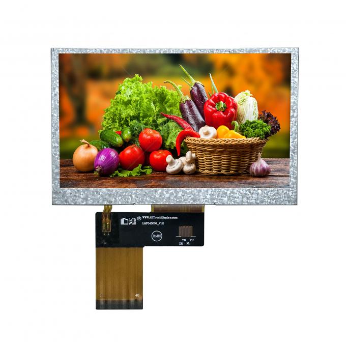 4.3 pulgadas 480 x 272 RGB TFT LCD Display con interfaz RGB TFT módulo de LCD 2
