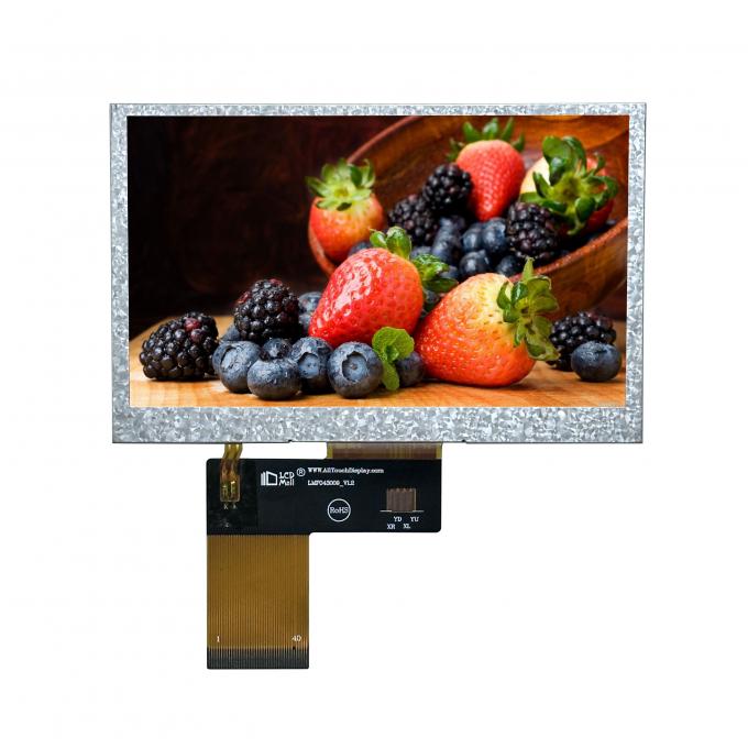4.3 pulgadas 480 x 272 RGB TFT LCD Display con interfaz RGB TFT módulo de LCD 0