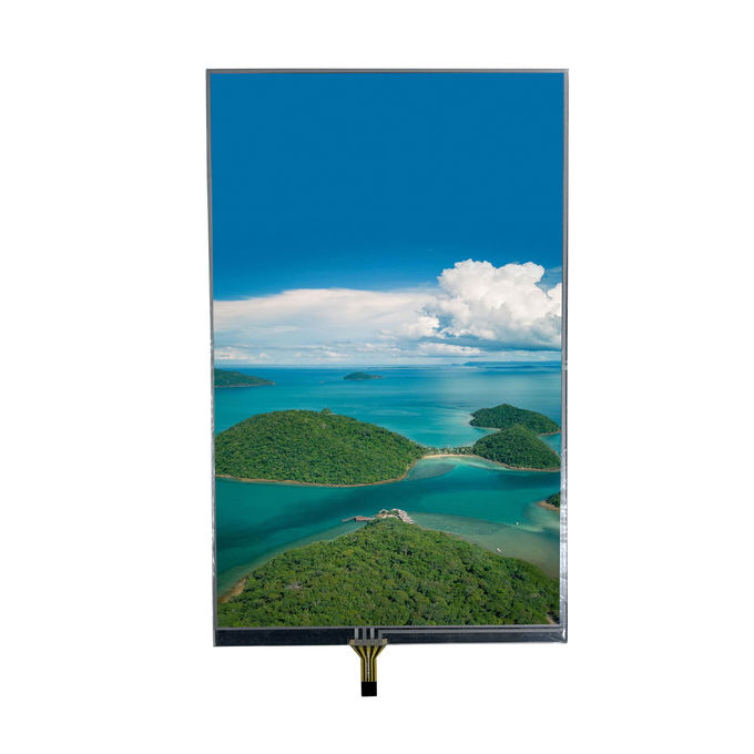 8.0 pulgadas Transmisor con 390nits de brillo panel táctil módulo de LCD tft para el rendimiento en ambientes adversos 0