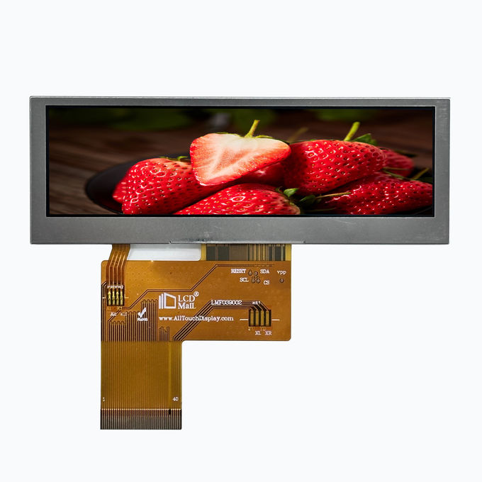 Panel táctil personalizado de 3,9 pulgadas Módulo LCD TFT de 40 pines con conector FPC RGB con pantalla LCD de visualización IPS 1