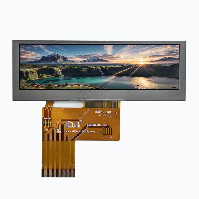 Panel táctil personalizado de 3,9 pulgadas Módulo LCD TFT de 40 pines con conector FPC RGB con pantalla LCD de visualización IPS 0