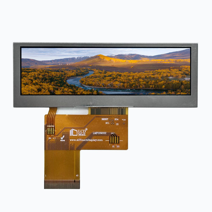 Módulo LCD transmisor TFT RGB 480x128 con pantalla WQVGA de 3,9 pulgadas y luz de fondo LED blanca de 10 chips 1