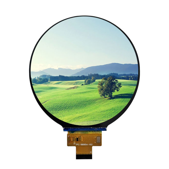 4Display LCD redondo de 0,0 pulgadas TFT con imágenes ultraclaras transmisoras ALL/IPS 20x720 píxeles 0
